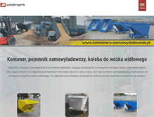 Tablet Screenshot of kontenery-samowyladowcze.pl